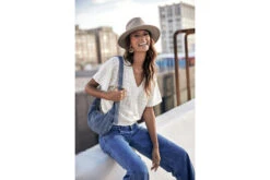 Freeman T. Porter Agatha Denim Jeans Large Femme, Manzana Med