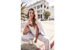 Freeman T. Porter Alba Hiroshi Pantalon Taille Haute Femme, Lilac