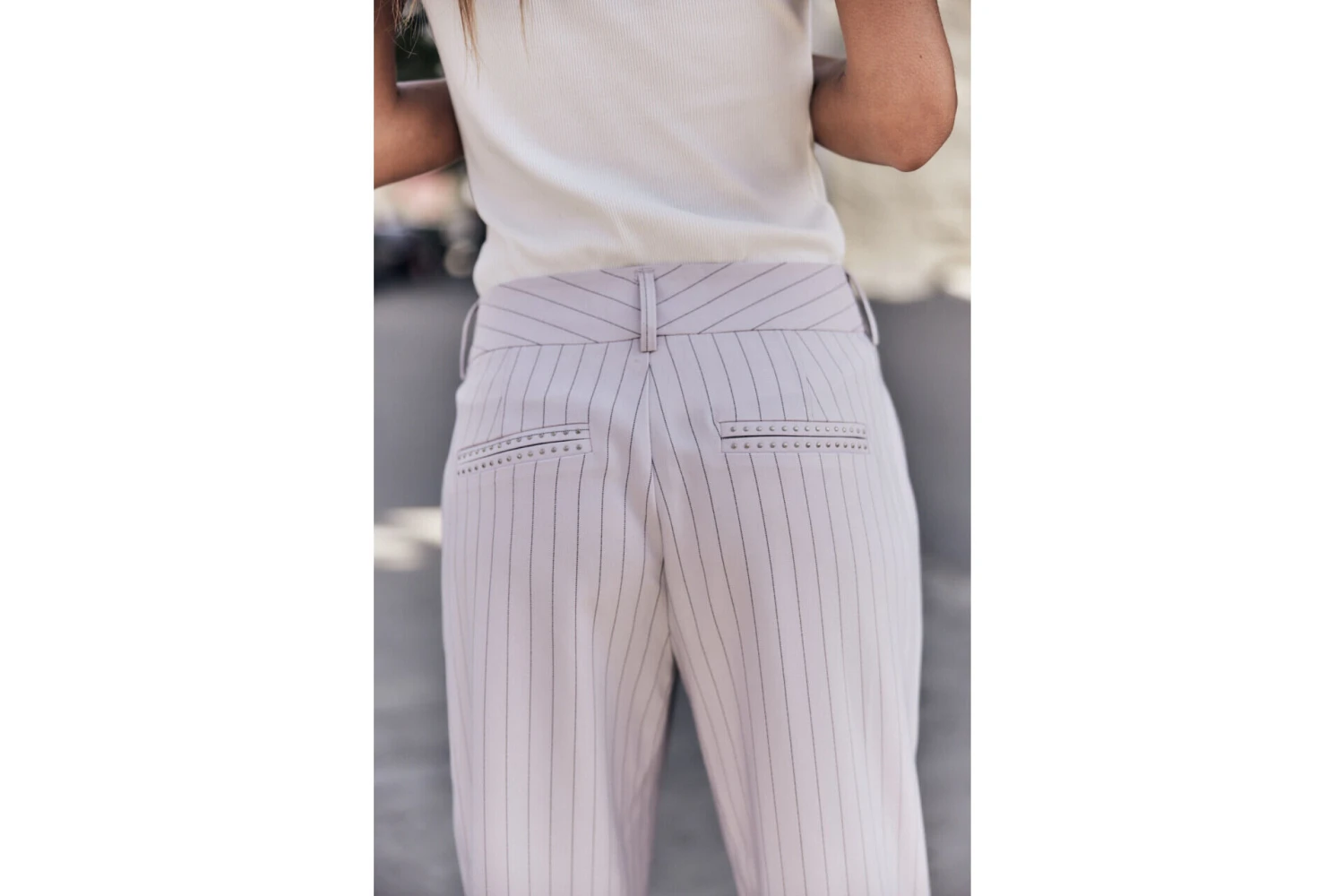 Freeman T. Porter Alba Hiroshi Pantalon Taille Haute Femme, Lilac – Image 8