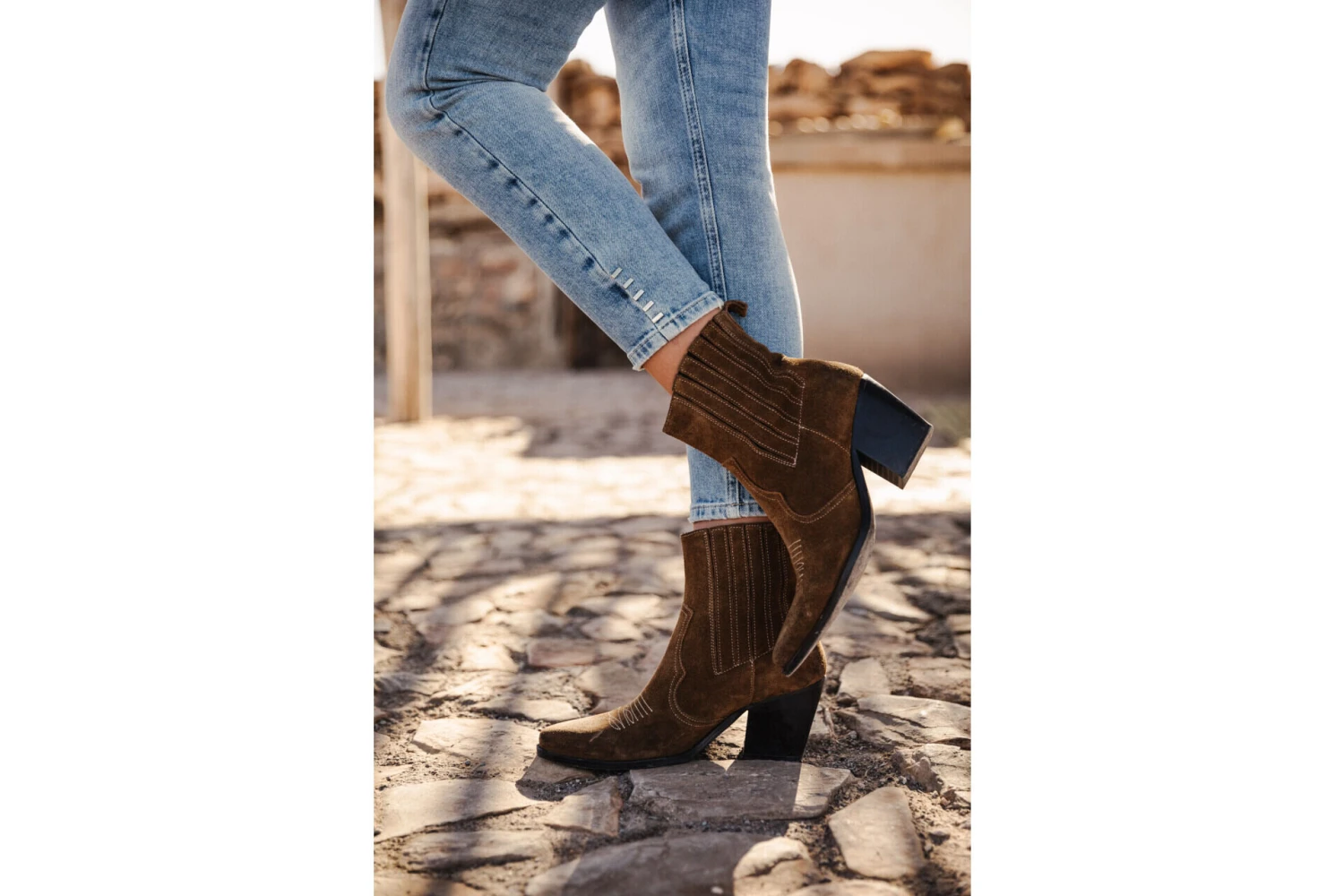 Freeman T. Porter Alexa Cropped Jeans Super Slim Femme, Palermo Med – Image 11