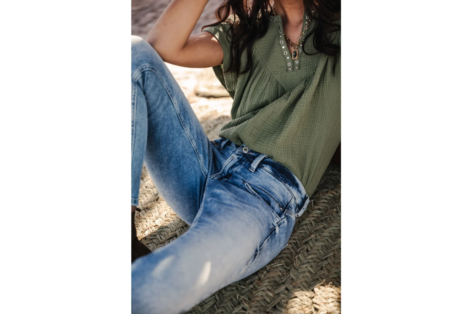 Freeman T. Porter Alexa Cropped Jeans Super Slim Femme, Palermo Med – Image 7