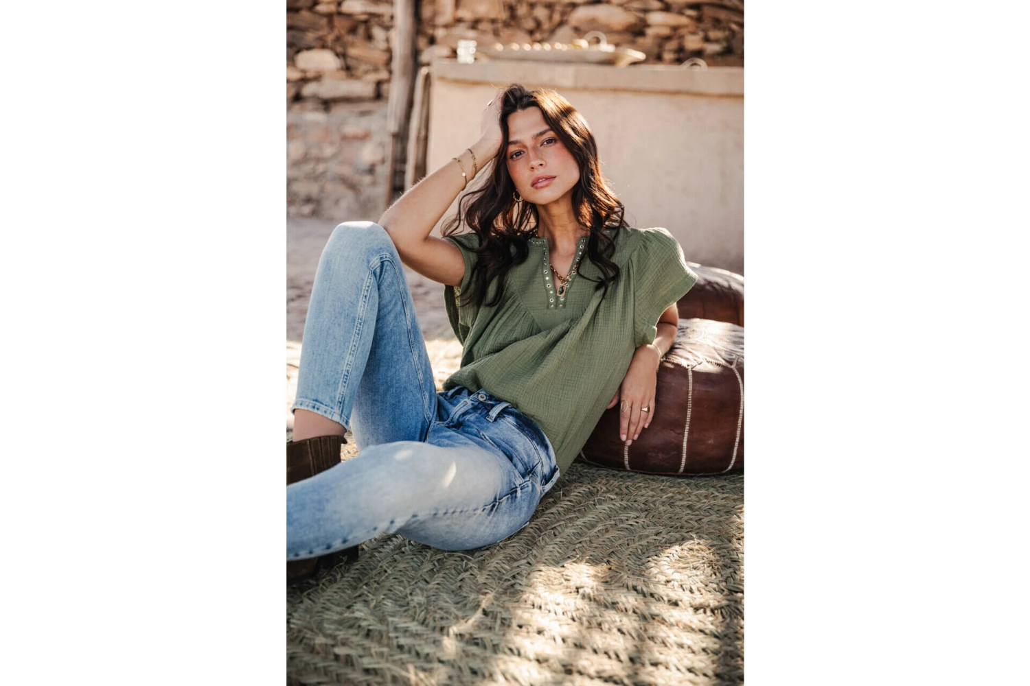 Freeman T. Porter Alexa Cropped Jeans Super Slim Femme, Palermo Med – Image 8