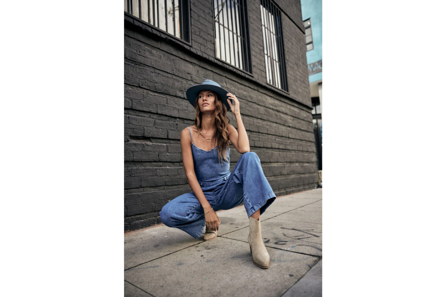 Freeman T. Porter Amalia Denim Combinaison Bretelles Denim Femme, Manzana Med – Image 11