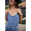 Freeman T. Porter Amalia Denim Combinaison Bretelles Denim Femme, Manzana Med