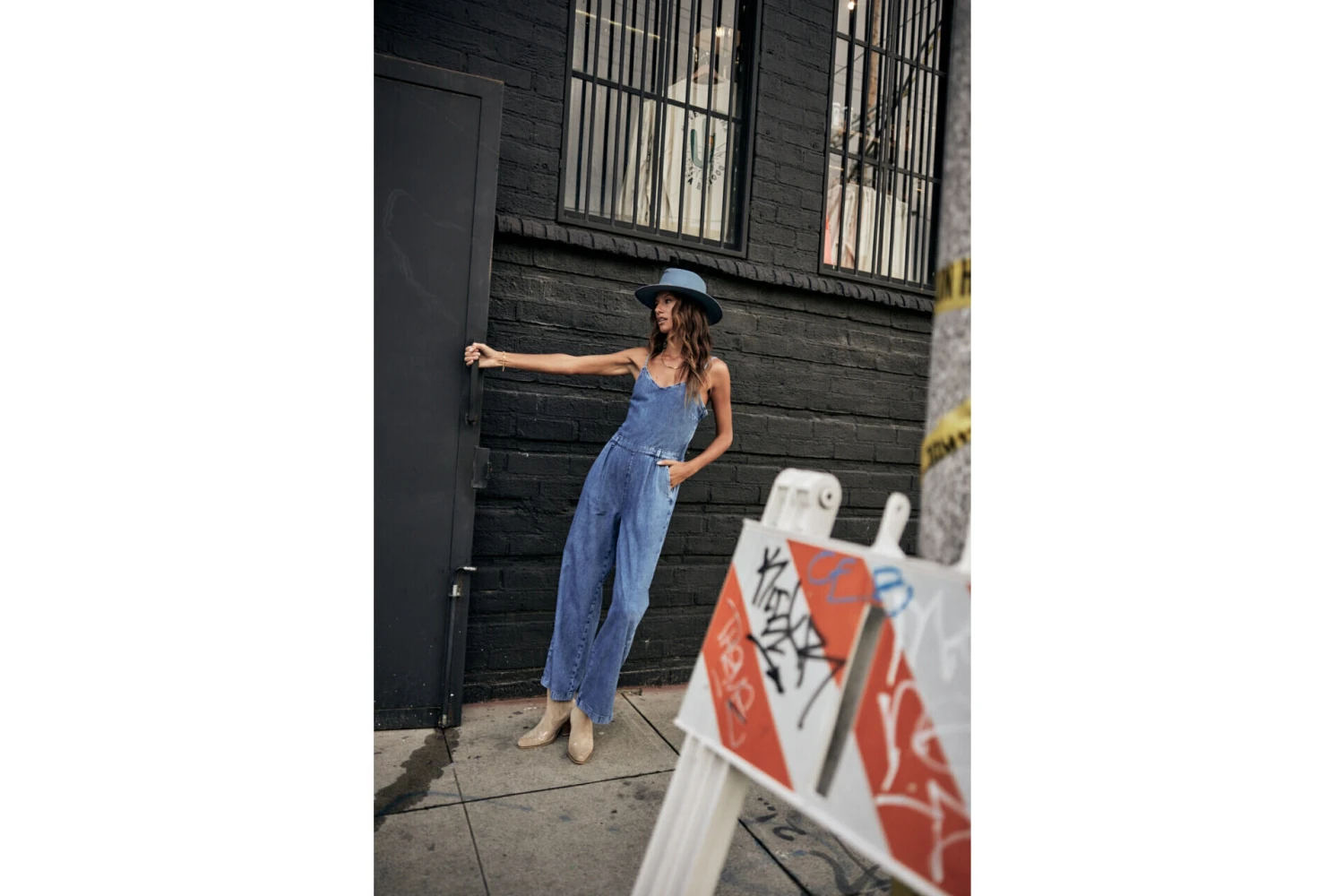 Freeman T. Porter Amalia Denim Combinaison Bretelles Denim Femme, Manzana Med – Image 12