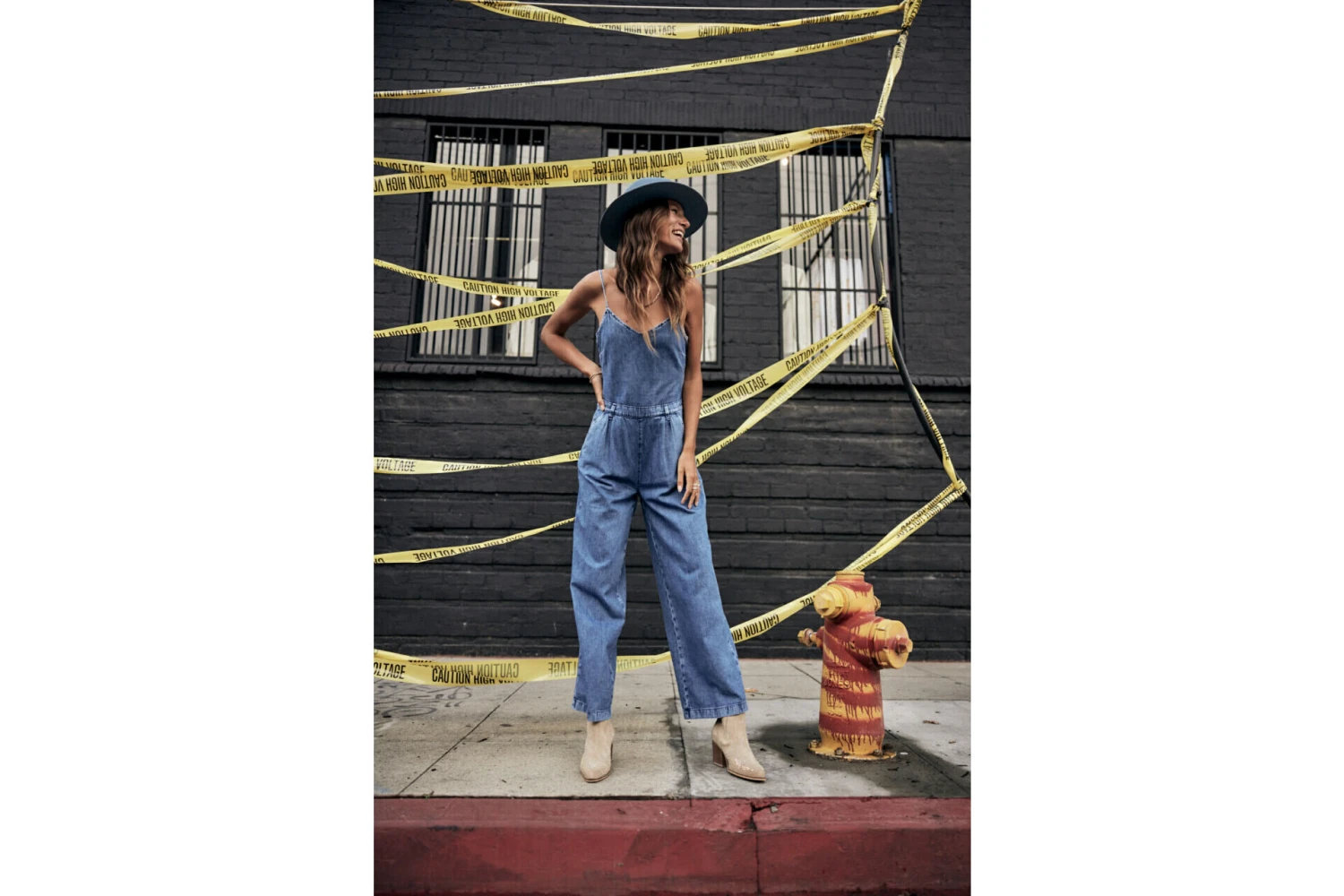 Freeman T. Porter Amalia Denim Combinaison Bretelles Denim Femme, Manzana Med – Image 6