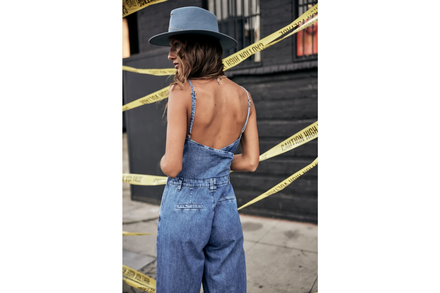 Freeman T. Porter Amalia Denim Combinaison Bretelles Denim Femme, Manzana Med – Image 7