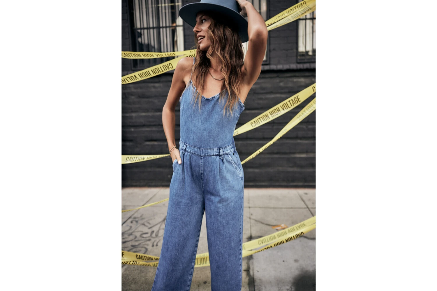 Freeman T. Porter Amalia Denim Combinaison Bretelles Denim Femme, Manzana Med – Image 8