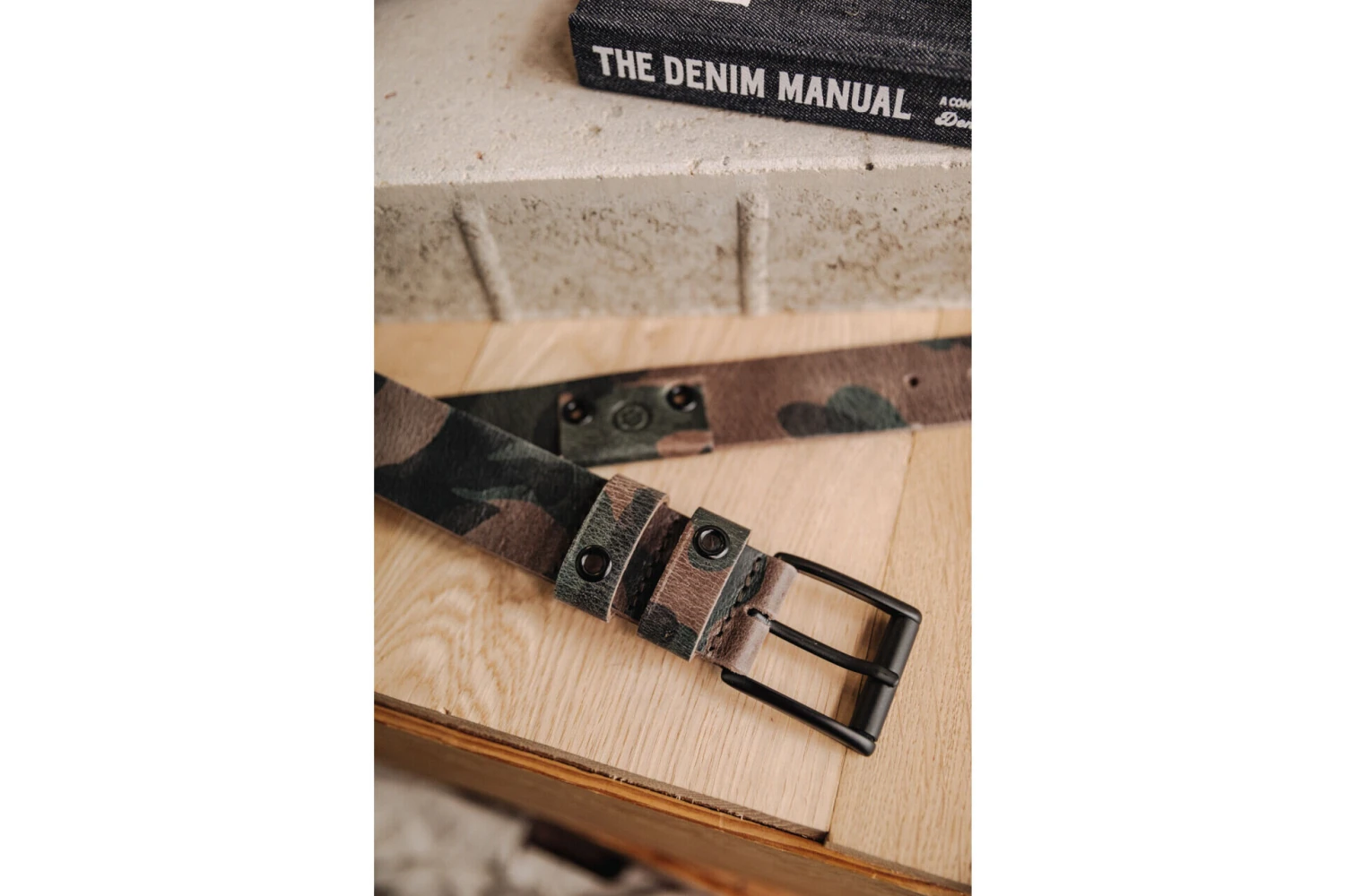 Freeman T. Porter Arsene Ceinture En Cuir Homme, Camo – Image 4