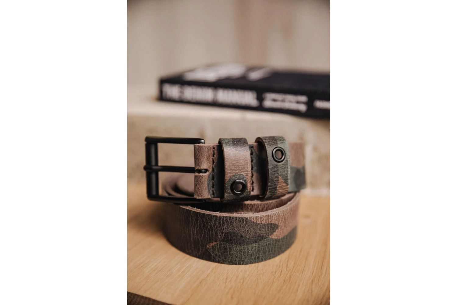 Freeman T. Porter Arsene Ceinture En Cuir Homme, Camo – Image 5
