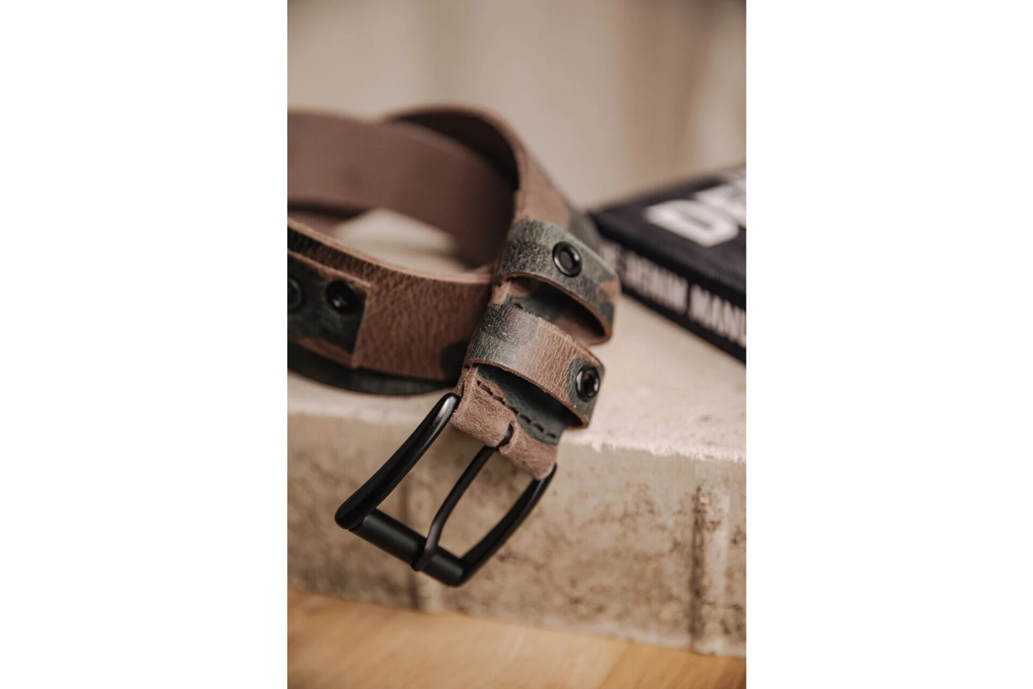 Freeman T. Porter Arsene Ceinture En Cuir Homme, Camo – Image 6