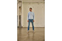 Freeman T. Porter Baton Snug Sweat Molletonné Homme, Blue Sky