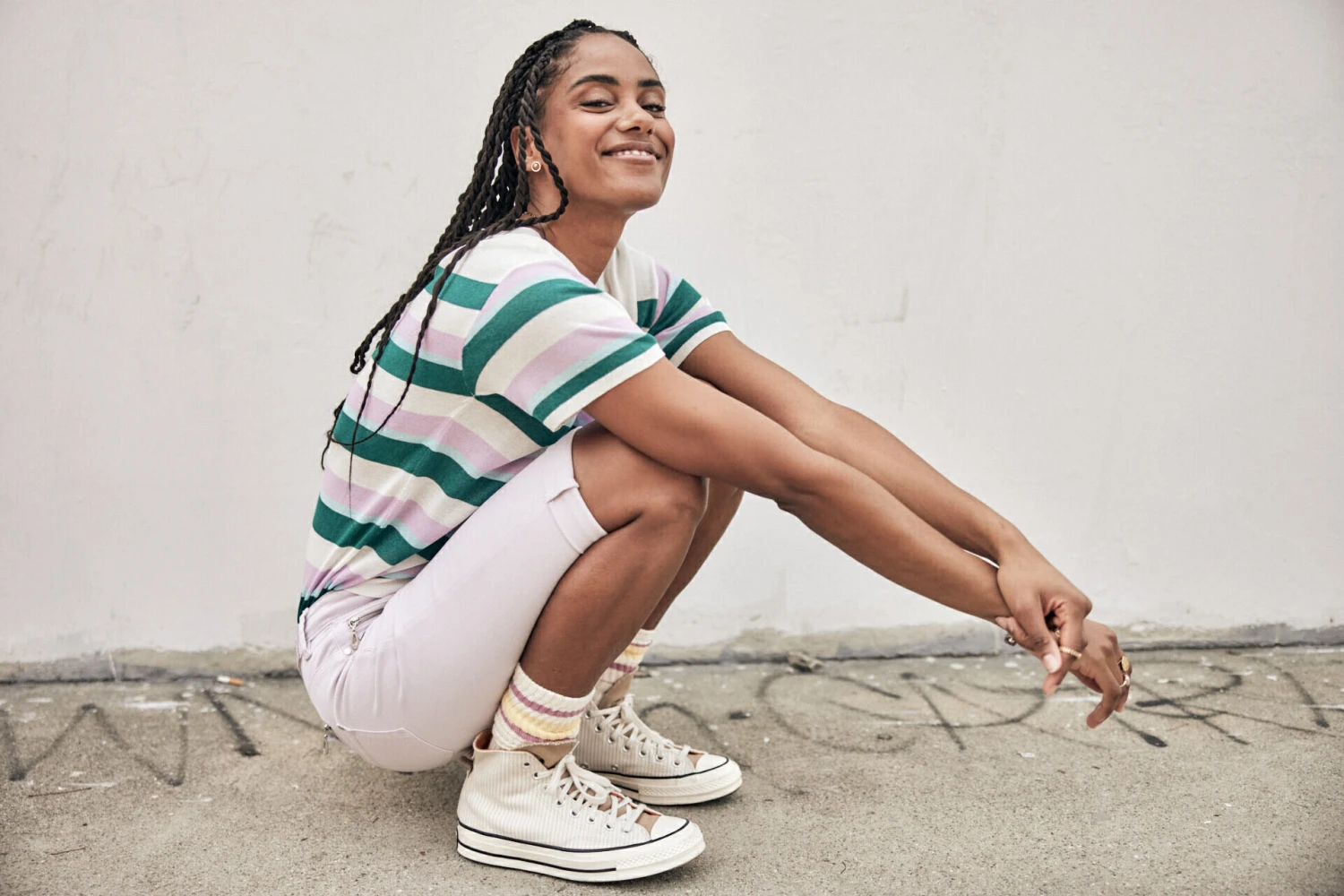 Freeman T. Porter Belixa New Magic Color Bermuda Slim Femme, Pastel Lilac – Image 9