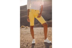 Freeman T. Porter Belixa New Magic Color Bermuda Slim Femme, Banana Cream