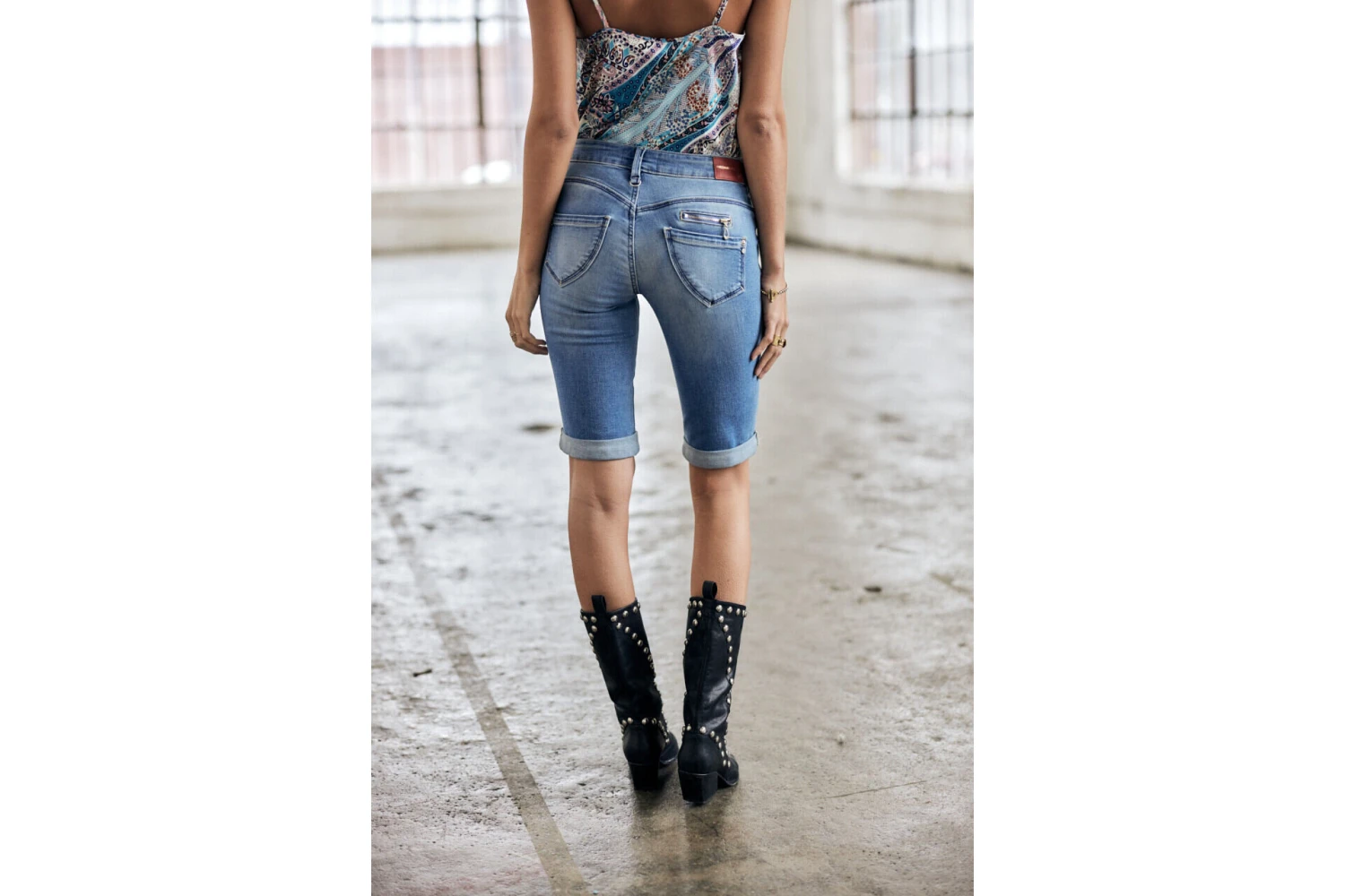 Freeman T. Porter Belixa Bermuda Slim Femme, Saopolo Light – Image 5