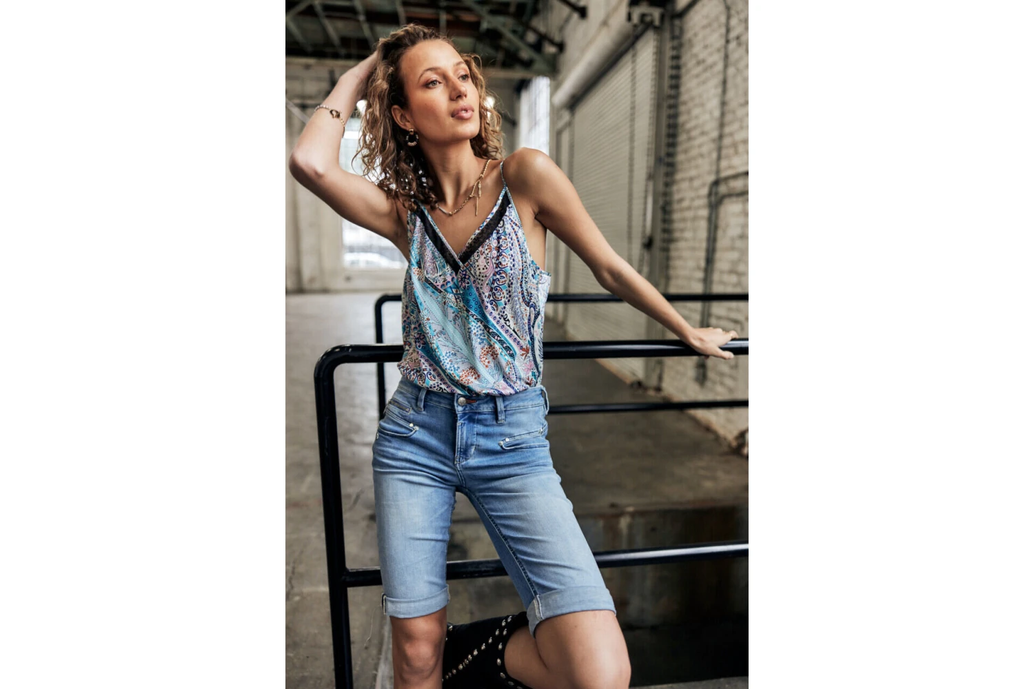 Freeman T. Porter Belixa Bermuda Slim Femme, Saopolo Light – Image 9