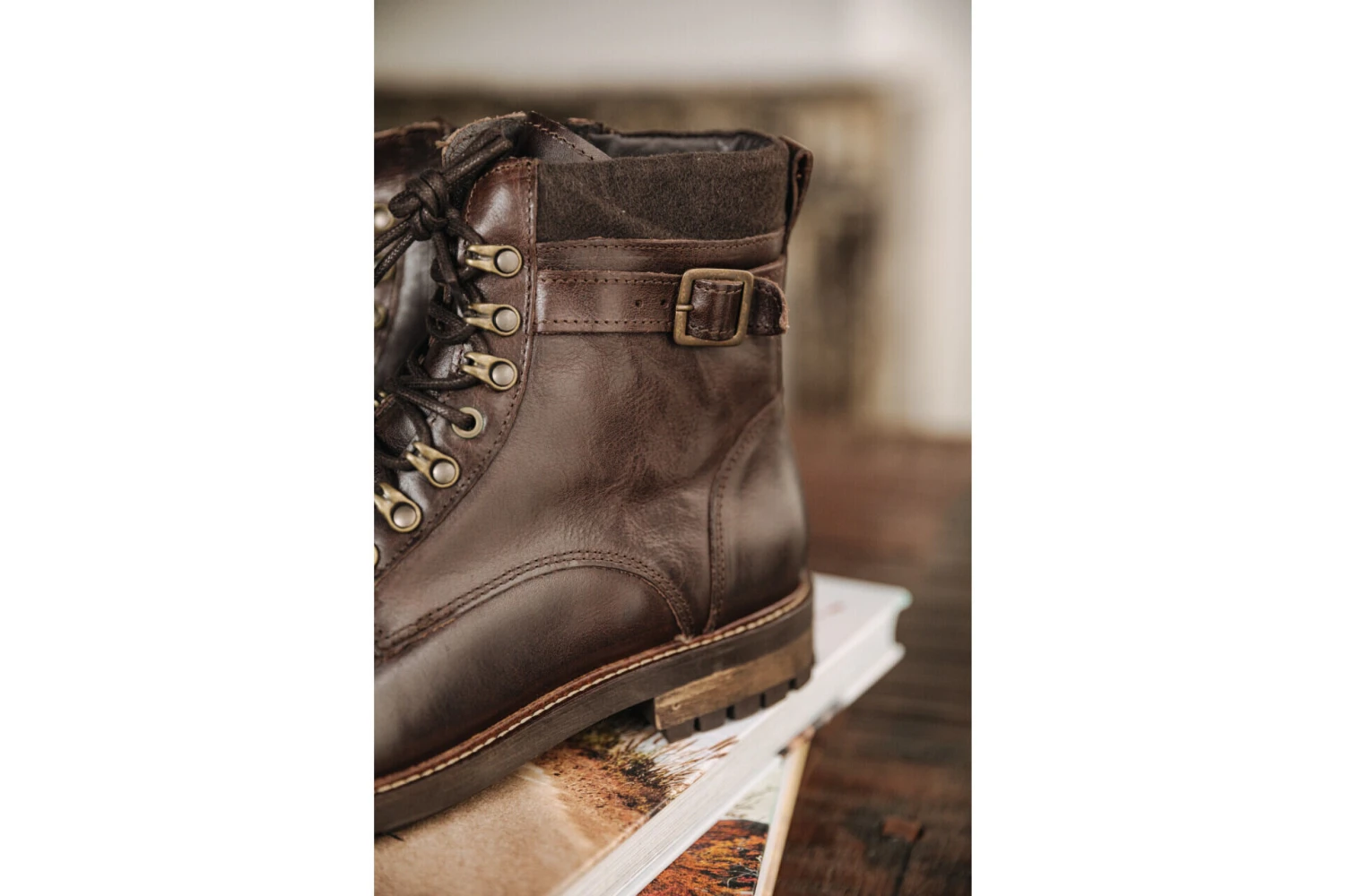 Freeman T. Porter Bram Boots En Cuir Homme, Brown – Image 8