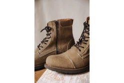 Freeman T. Porter Bramy Canvas Boots En Cuir Homme, Tobacco Brown