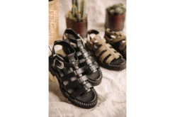 Freeman T. Porter Carmindy Sandales En Cuir Femme, Black