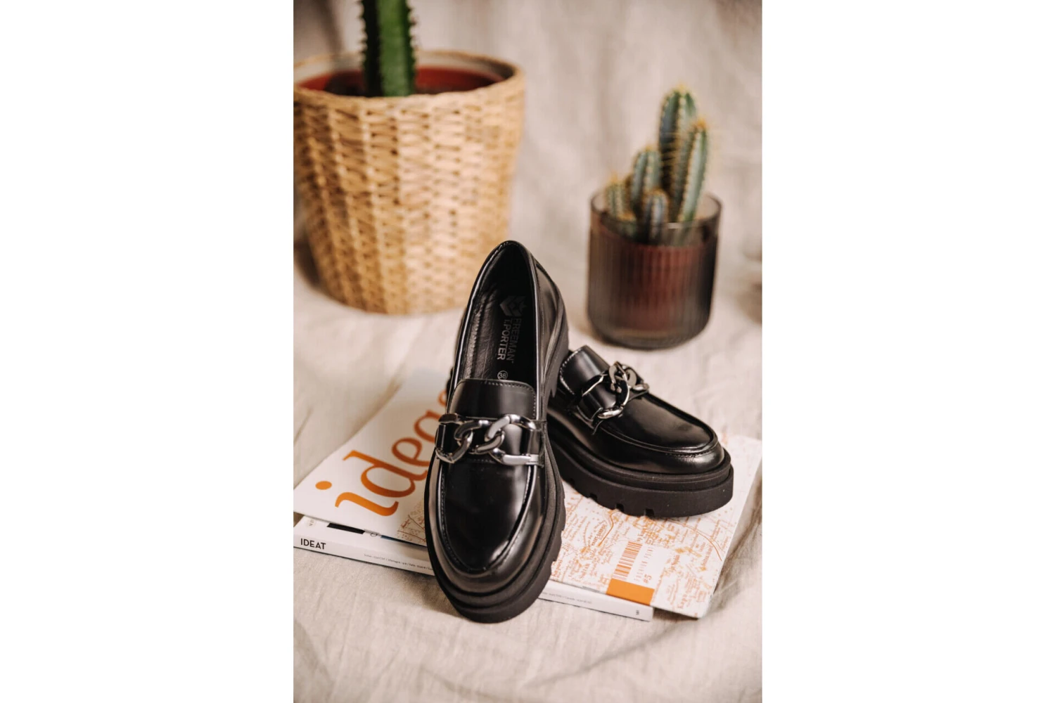 Freeman T. Porter Caro Mocassins Femme, Black – Image 4