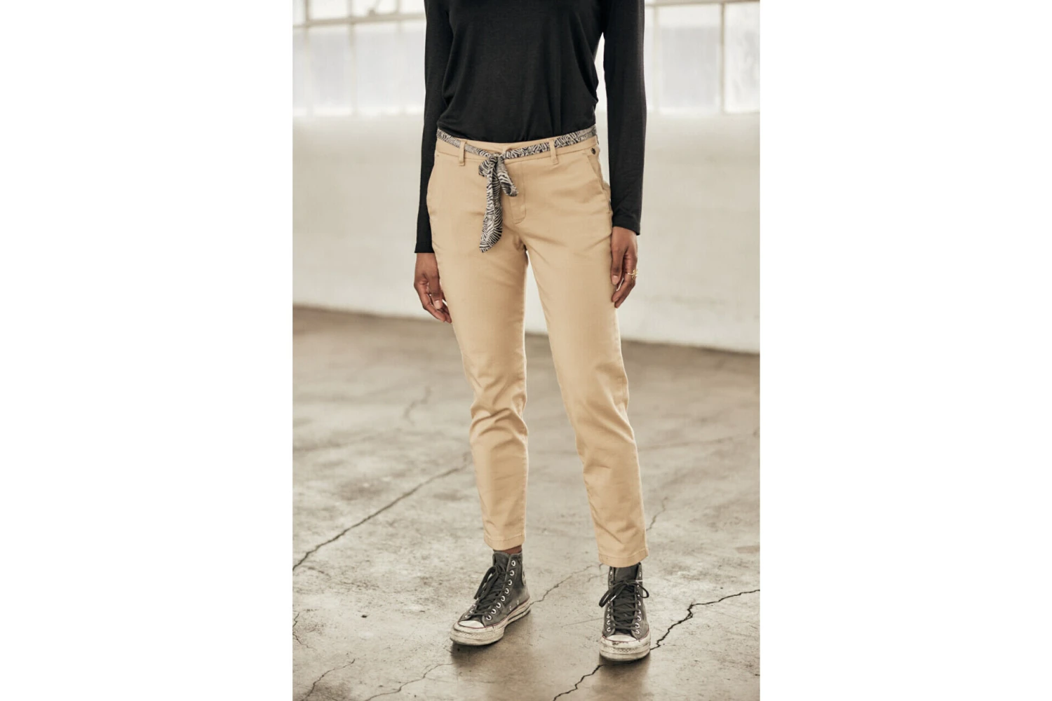 Freeman T. Porter Claudia Felicita Pantalon Chino Femme, Irish Cream – Image 5