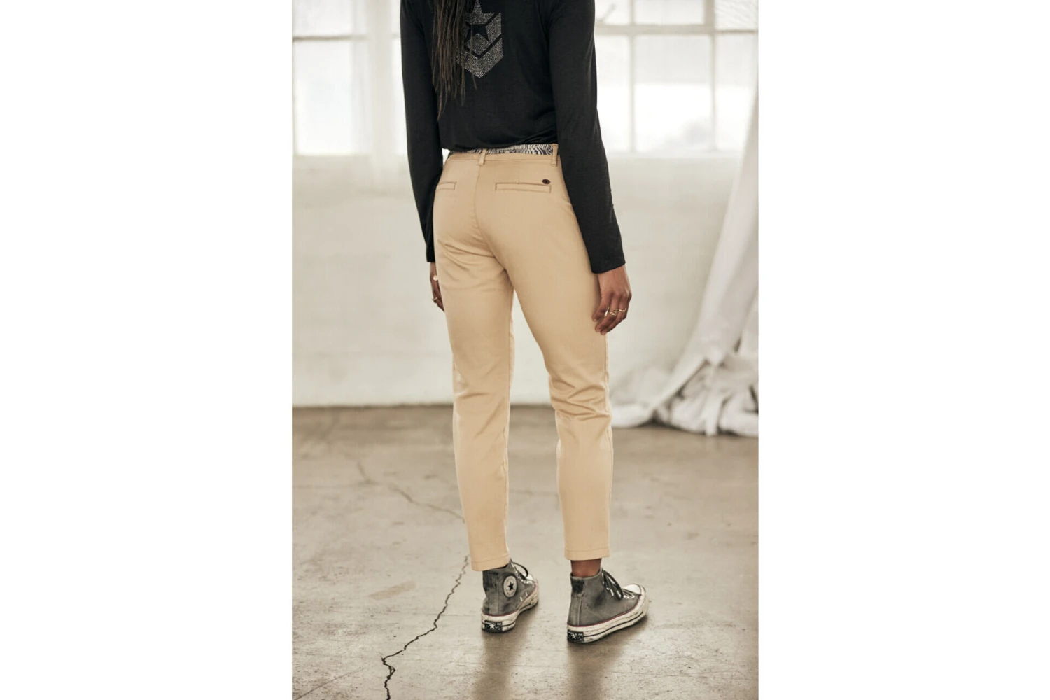 Freeman T. Porter Claudia Felicita Pantalon Chino Femme, Irish Cream – Image 9