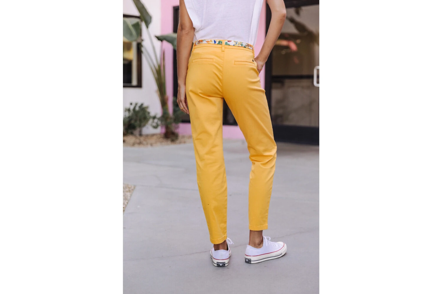 Freeman T. Porter Claudia Felicita Pantalon Chino Femme, Spectra Yellow – Image 7