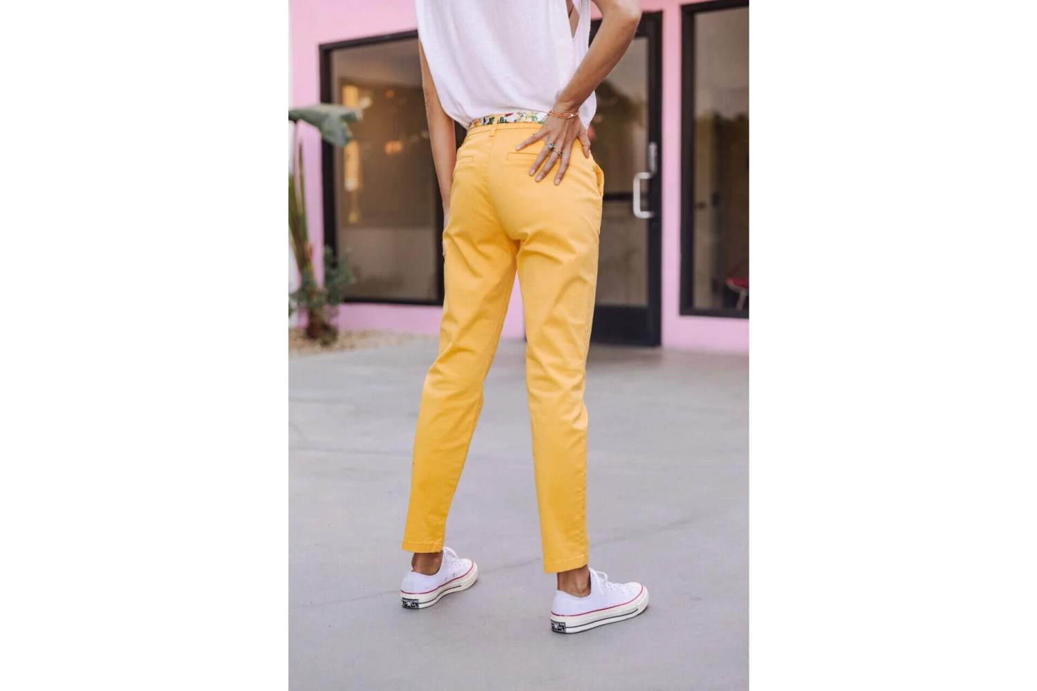 Freeman T. Porter Claudia Felicita Pantalon Chino Femme, Spectra Yellow – Image 10