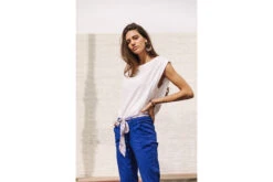 Freeman T. Porter Claudia Felicita Pantalon Chino Femme, Dazzling Blue