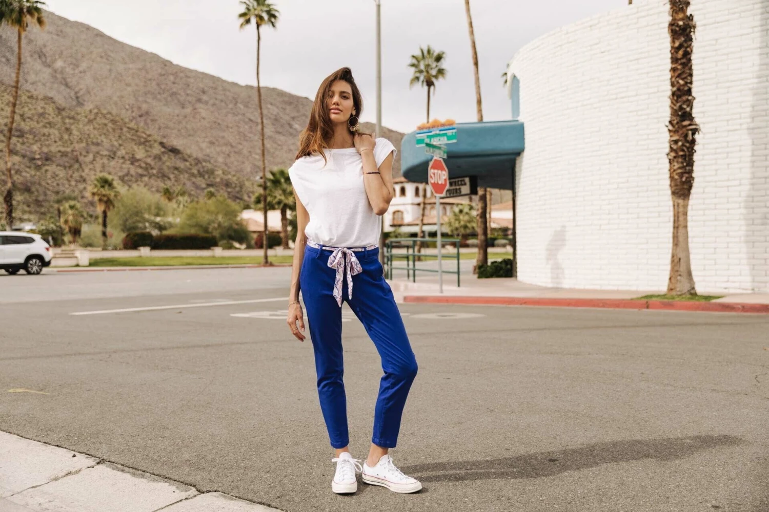 Freeman T. Porter Claudia Felicita Pantalon Chino Femme, Dazzling Blue – Image 11