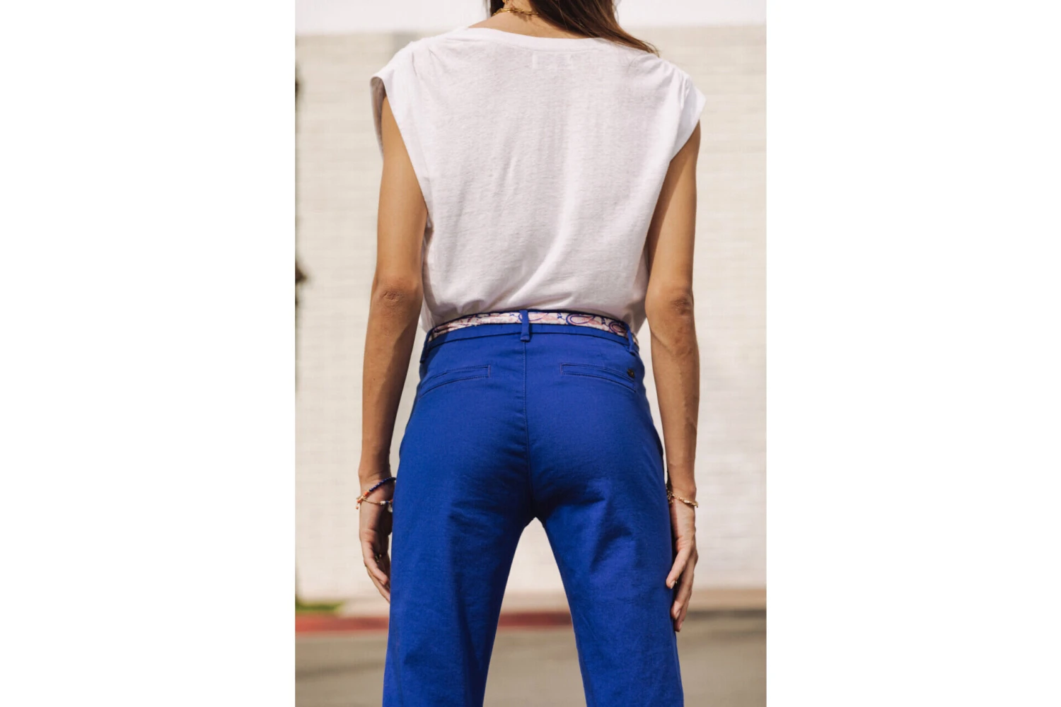 Freeman T. Porter Claudia Felicita Pantalon Chino Femme, Dazzling Blue – Image 13