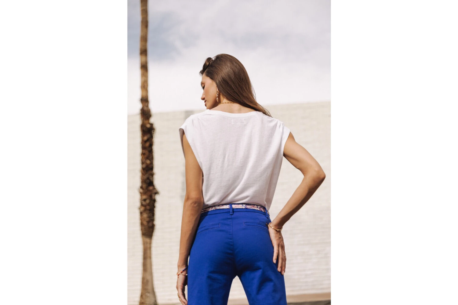 Freeman T. Porter Claudia Felicita Pantalon Chino Femme, Dazzling Blue – Image 14