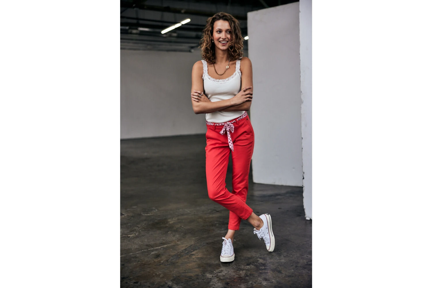 Freeman T. Porter Claudia Felicita Pantalon Chino Femme, Bittersweet – Image 3