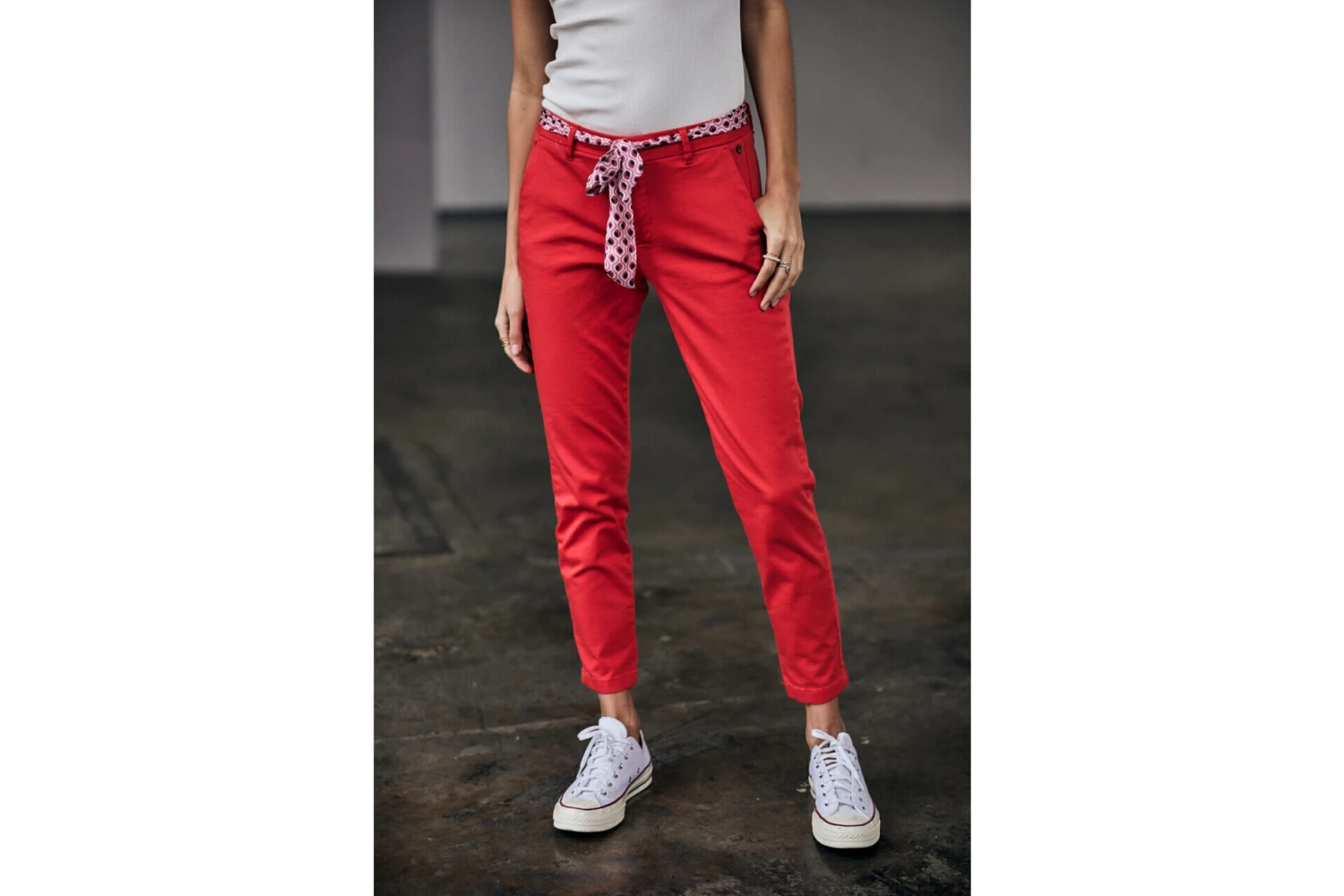 Freeman T. Porter Claudia Felicita Pantalon Chino Femme, Bittersweet – Image 7
