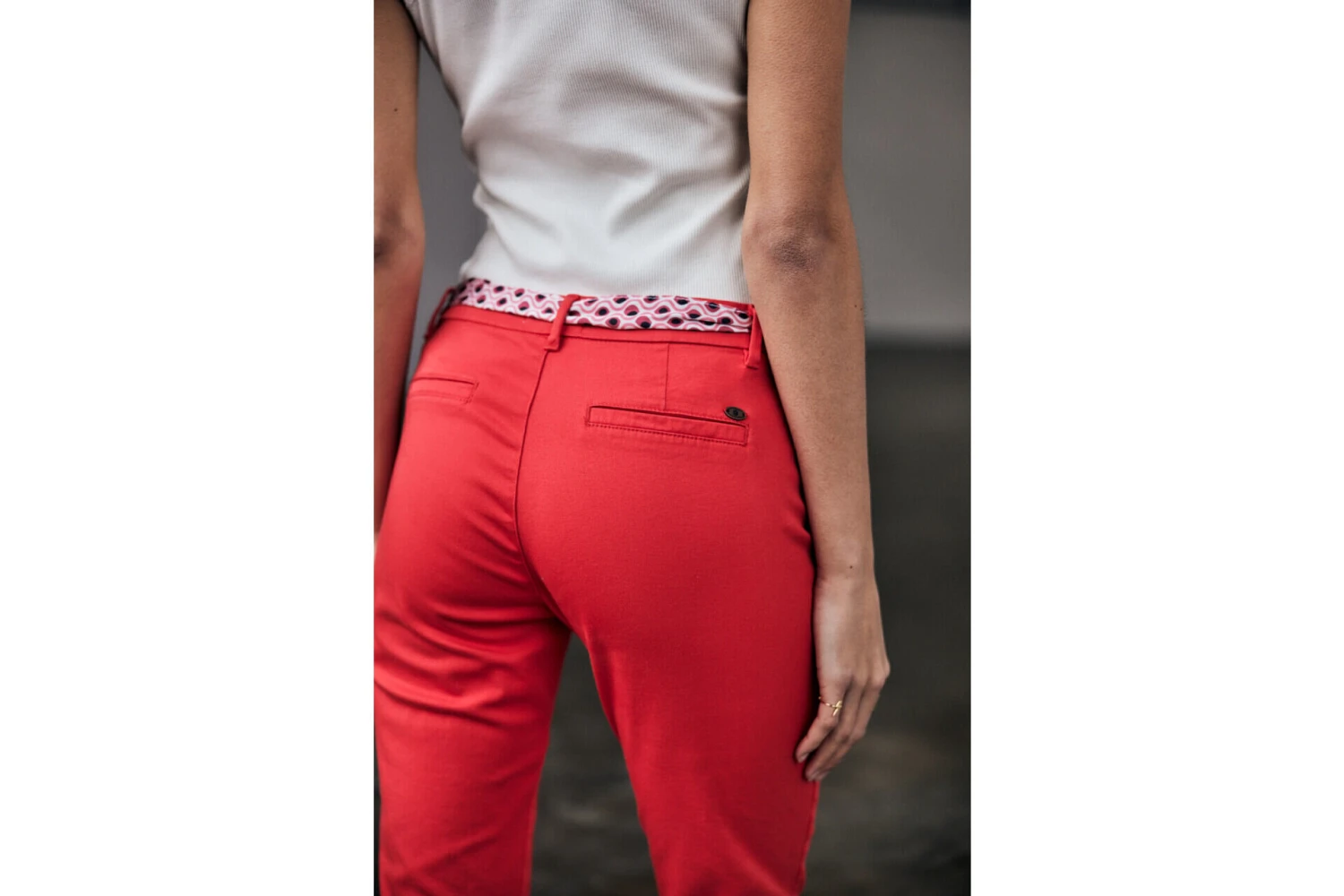 Freeman T. Porter Claudia Felicita Pantalon Chino Femme, Bittersweet – Image 8