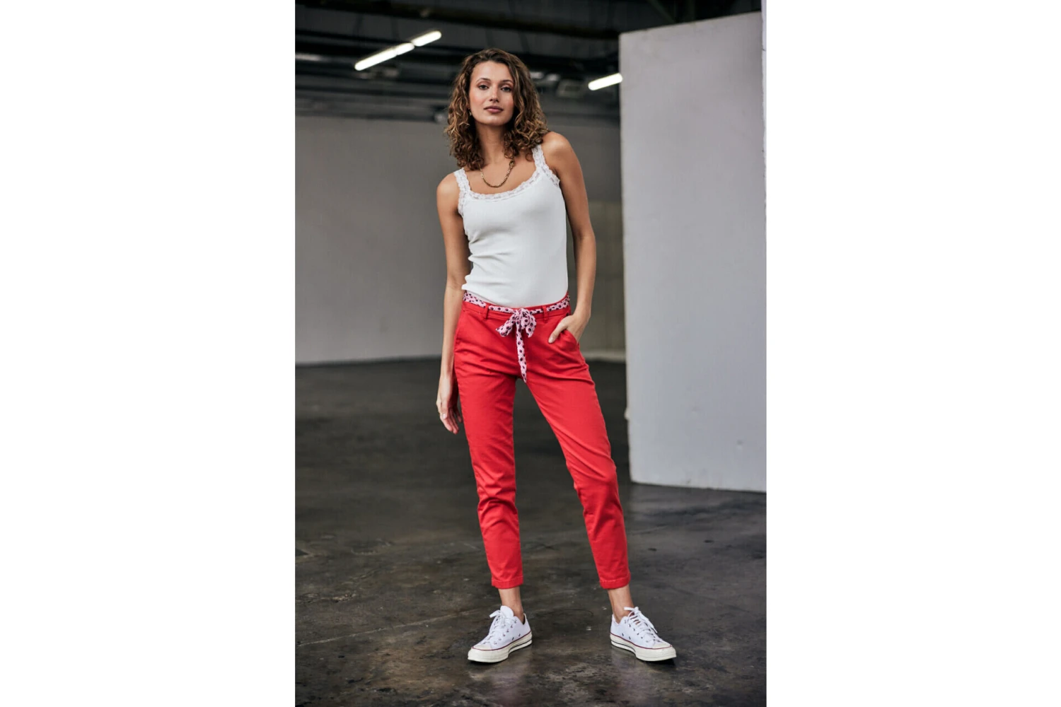Freeman T. Porter Claudia Felicita Pantalon Chino Femme, Bittersweet – Image 9