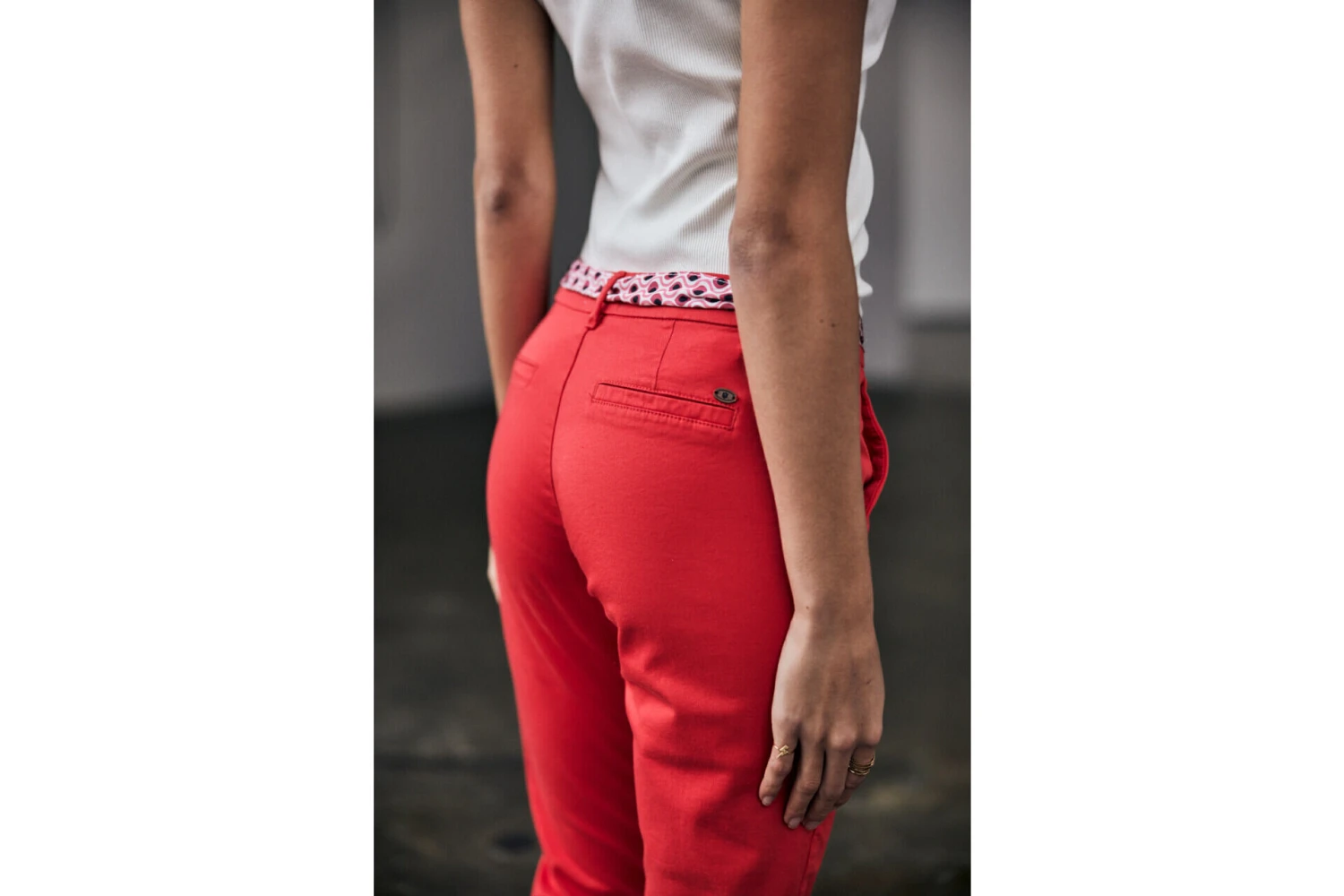 Freeman T. Porter Claudia Felicita Pantalon Chino Femme, Bittersweet – Image 11