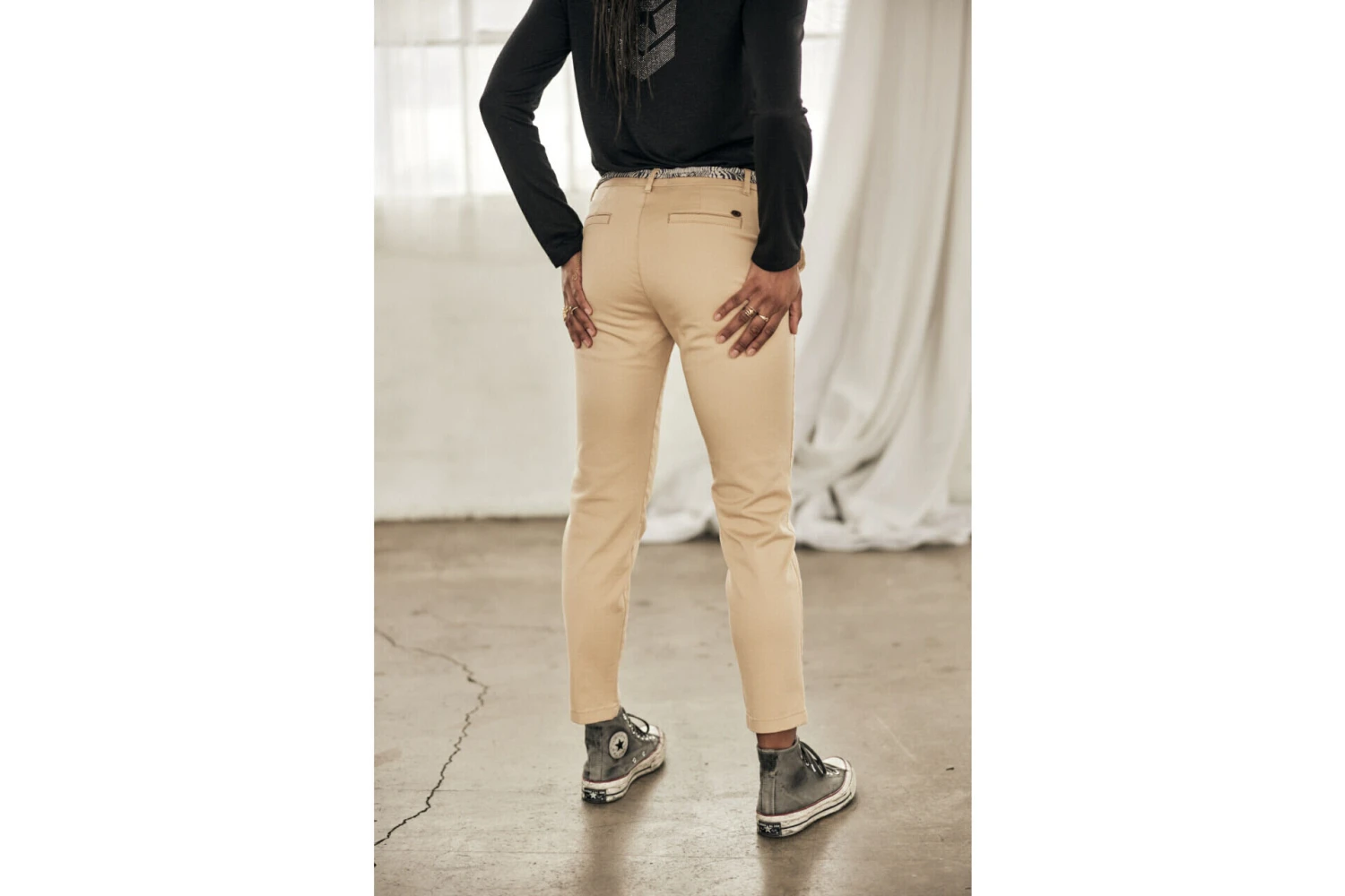 Freeman T. Porter Claudia Felicita Pantalon Chino Femme, Irish Cream – Image 4