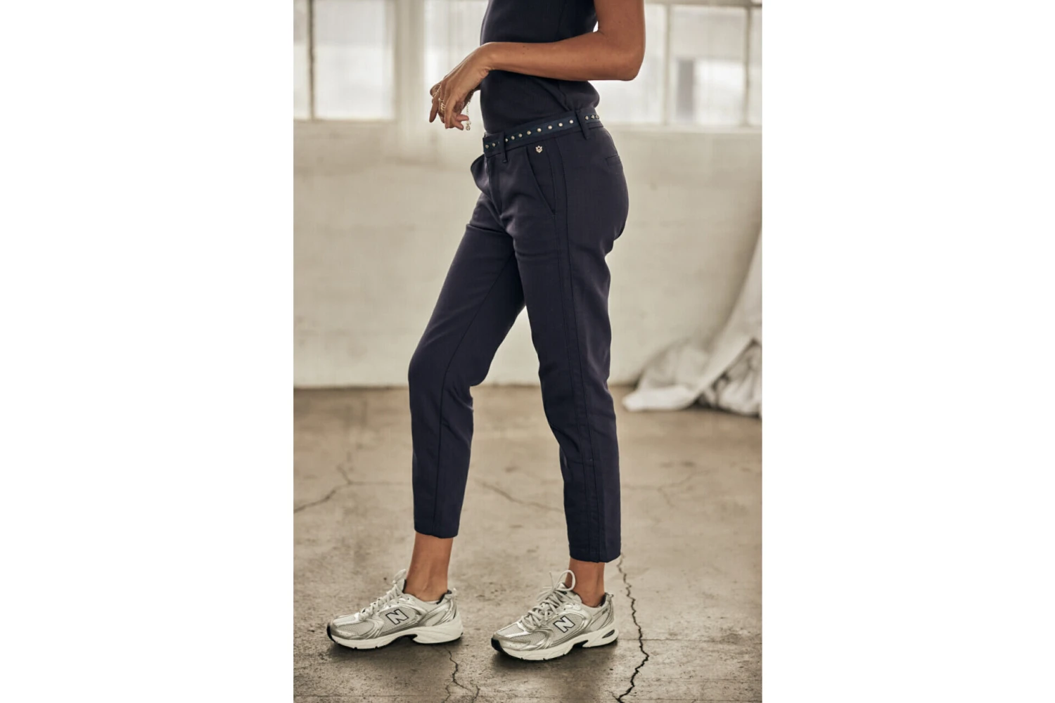 Freeman T. Porter Claudia Polyneo Pantalon Habillé Femme, Storm – Image 2