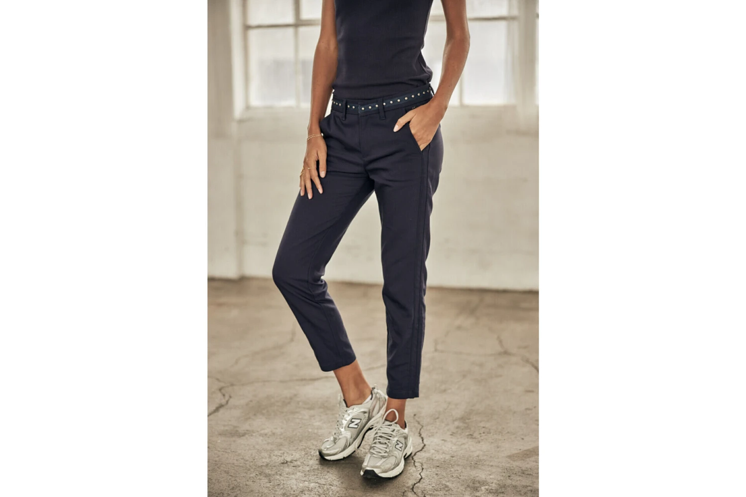 Freeman T. Porter Claudia Polyneo Pantalon Habillé Femme, Storm – Image 3