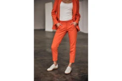 Freeman T. Porter Claudia Polyneo Pantalon Habillé Femme, Tangerine Tango