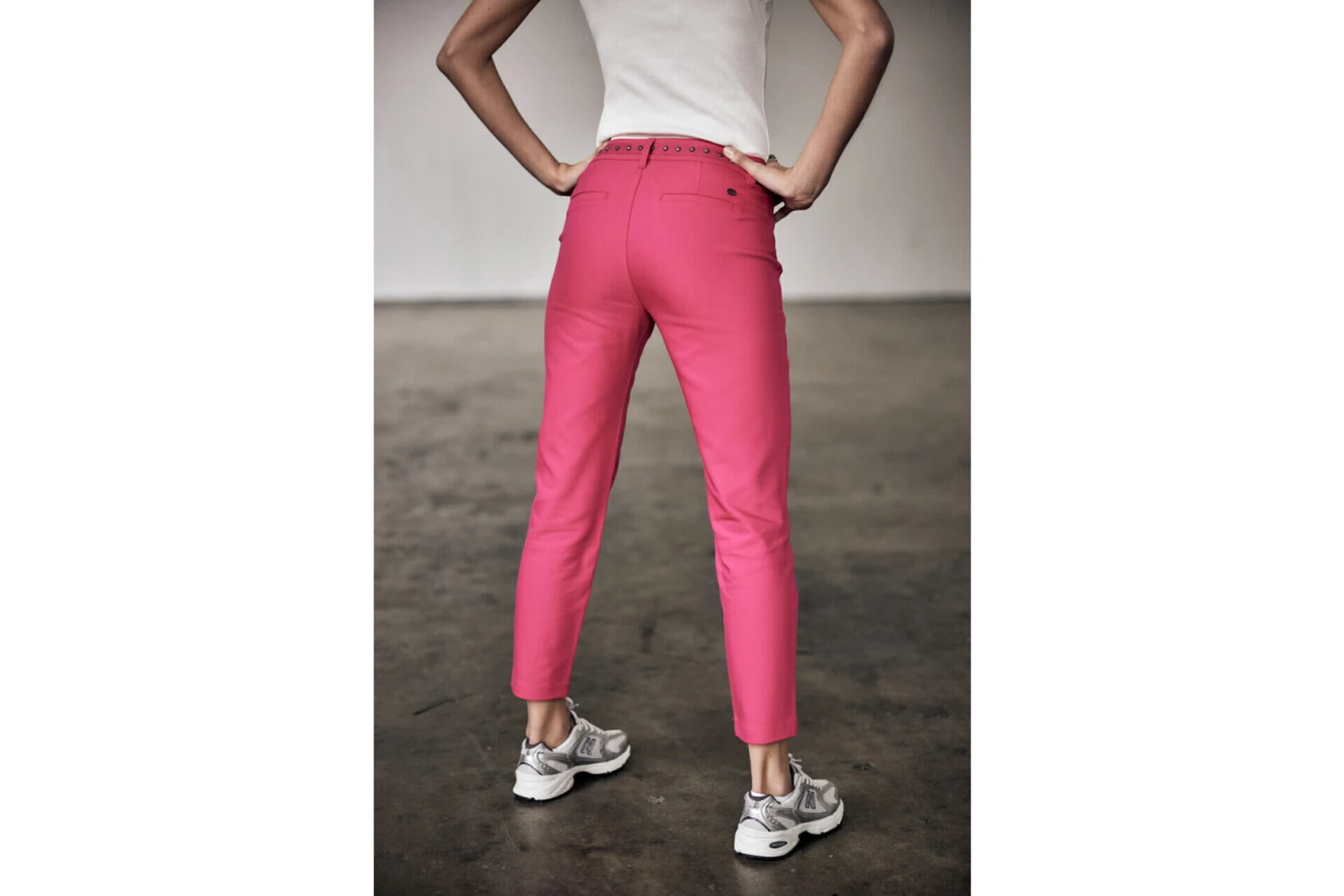 Freeman T. Porter Claudia Polyneo Pantalon Habillé Femme, Raspberry Sorbet – Image 5