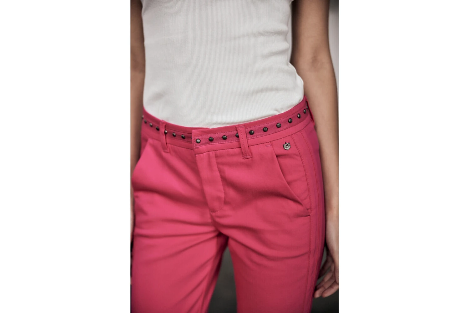 Freeman T. Porter Claudia Polyneo Pantalon Habillé Femme, Raspberry Sorbet – Image 6
