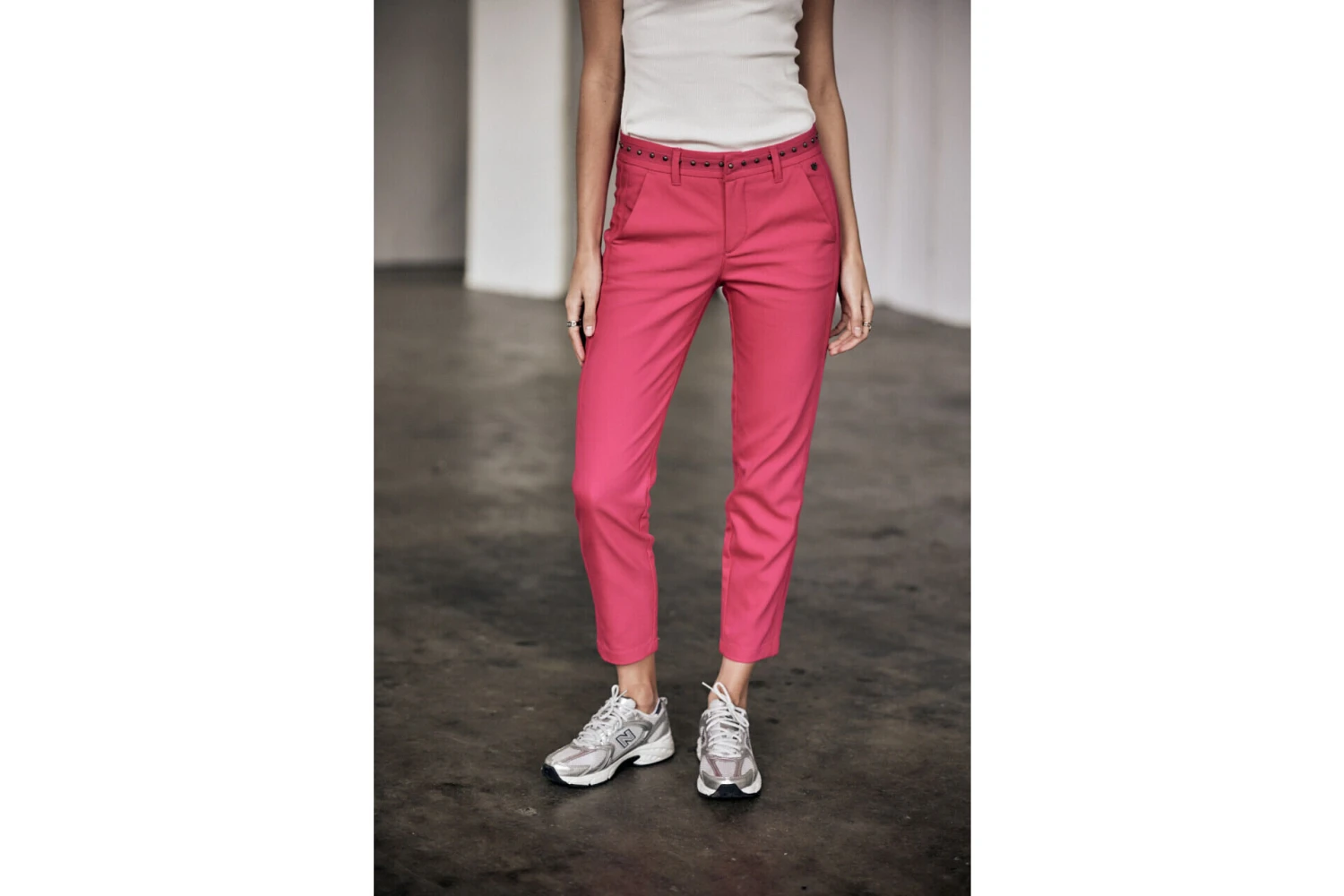 Freeman T. Porter Claudia Polyneo Pantalon Habillé Femme, Raspberry Sorbet – Image 7