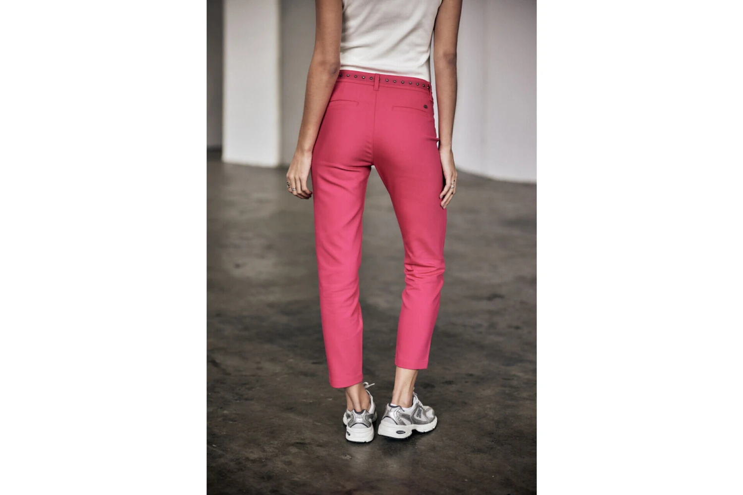 Freeman T. Porter Claudia Polyneo Pantalon Habillé Femme, Raspberry Sorbet – Image 9