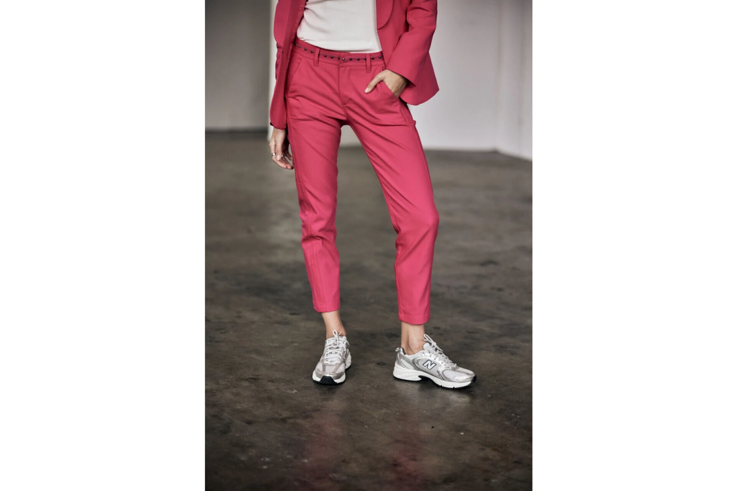 Freeman T. Porter Claudia Polyneo Pantalon Habillé Femme, Raspberry Sorbet – Image 10