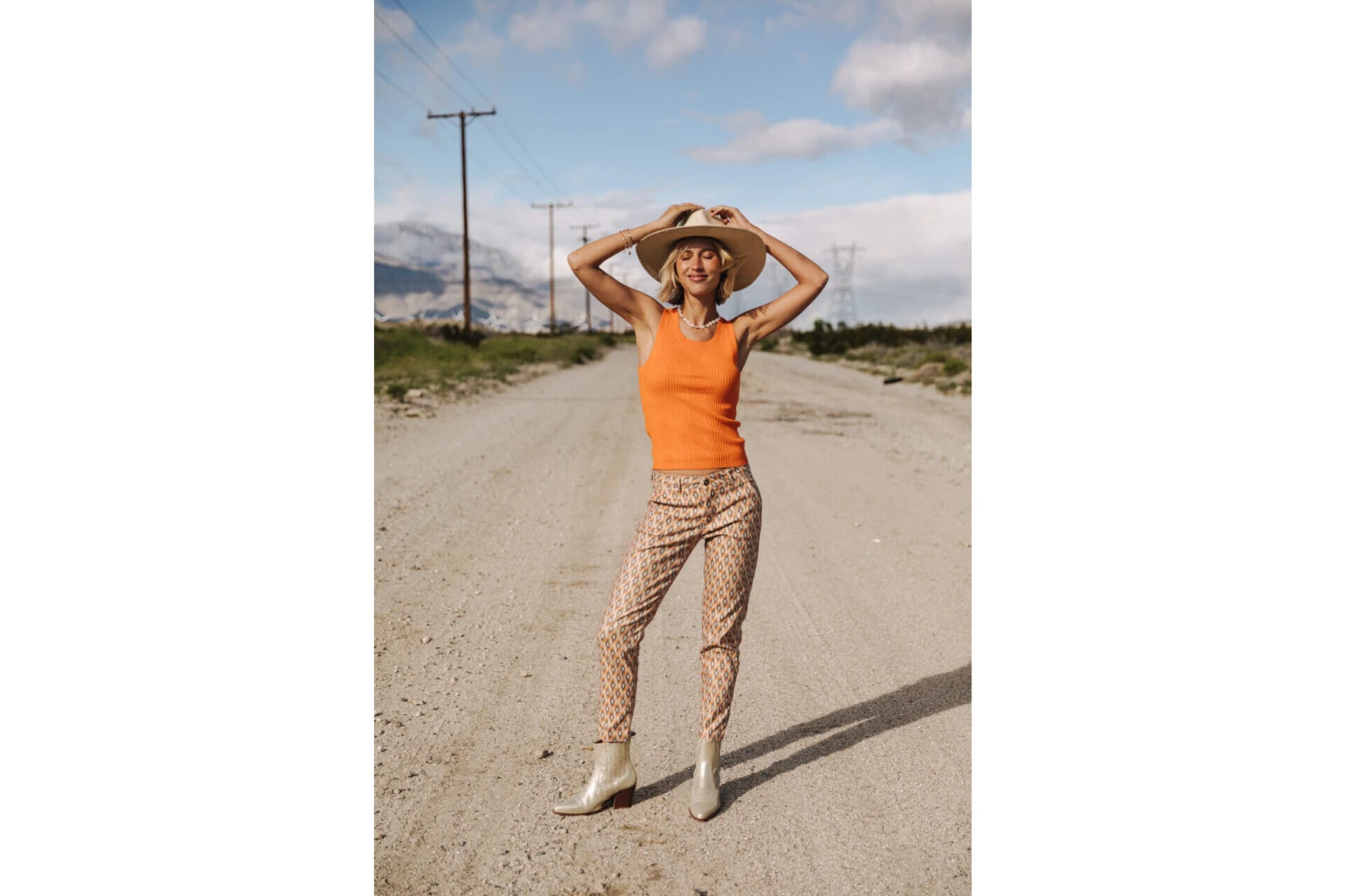 Freeman T. Porter Claudia Seventies Pantalon Cropped Femme, Original – Image 5