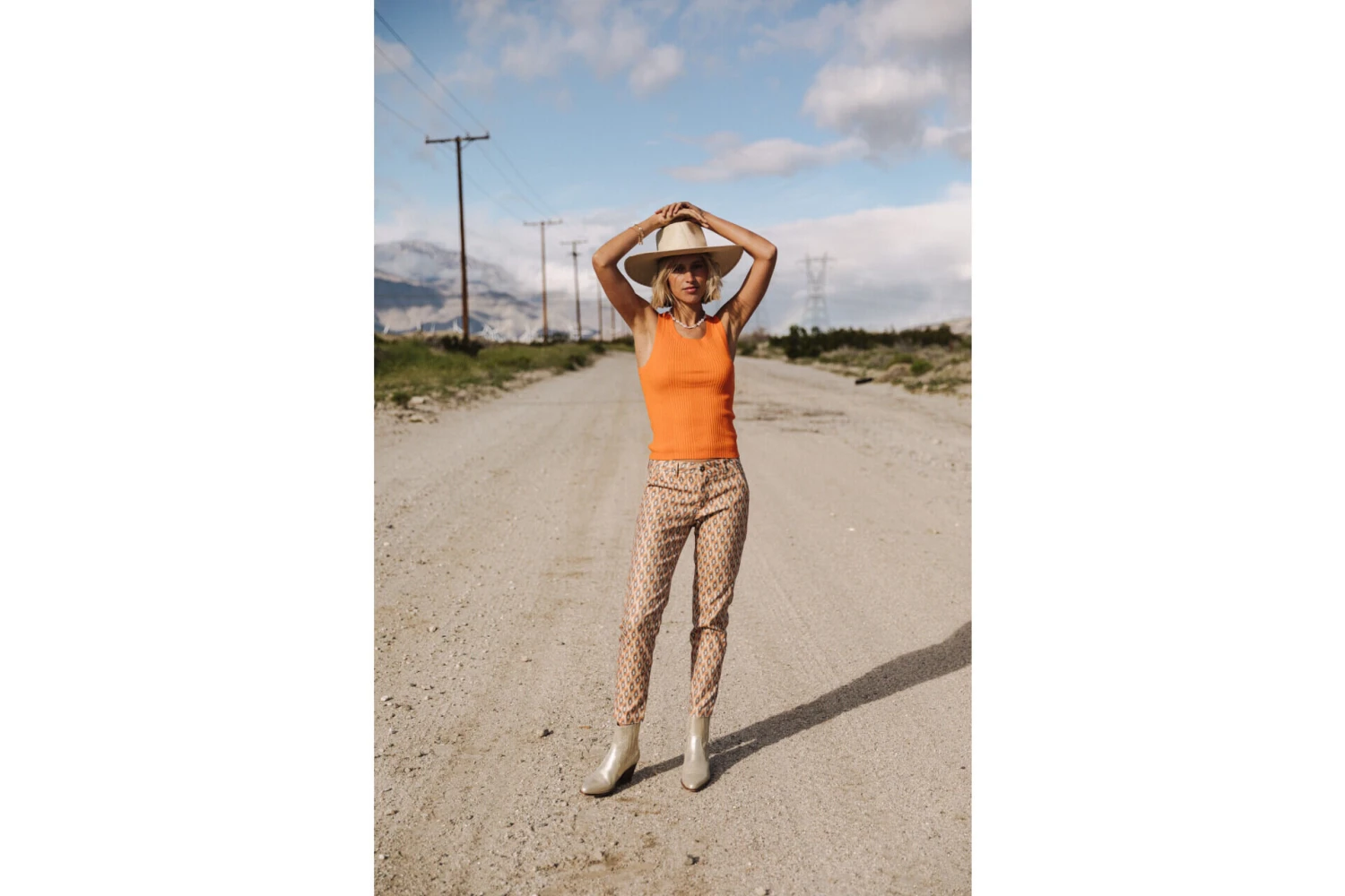 Freeman T. Porter Claudia Seventies Pantalon Cropped Femme, Original – Image 6