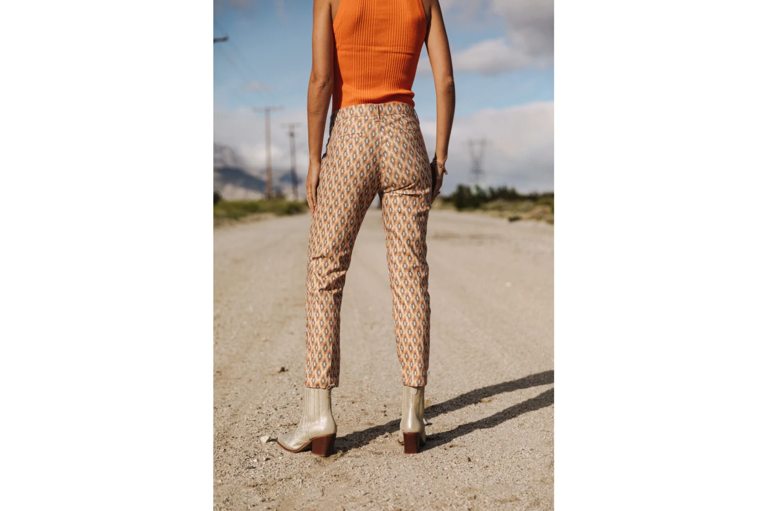 Freeman T. Porter Claudia Seventies Pantalon Cropped Femme, Original