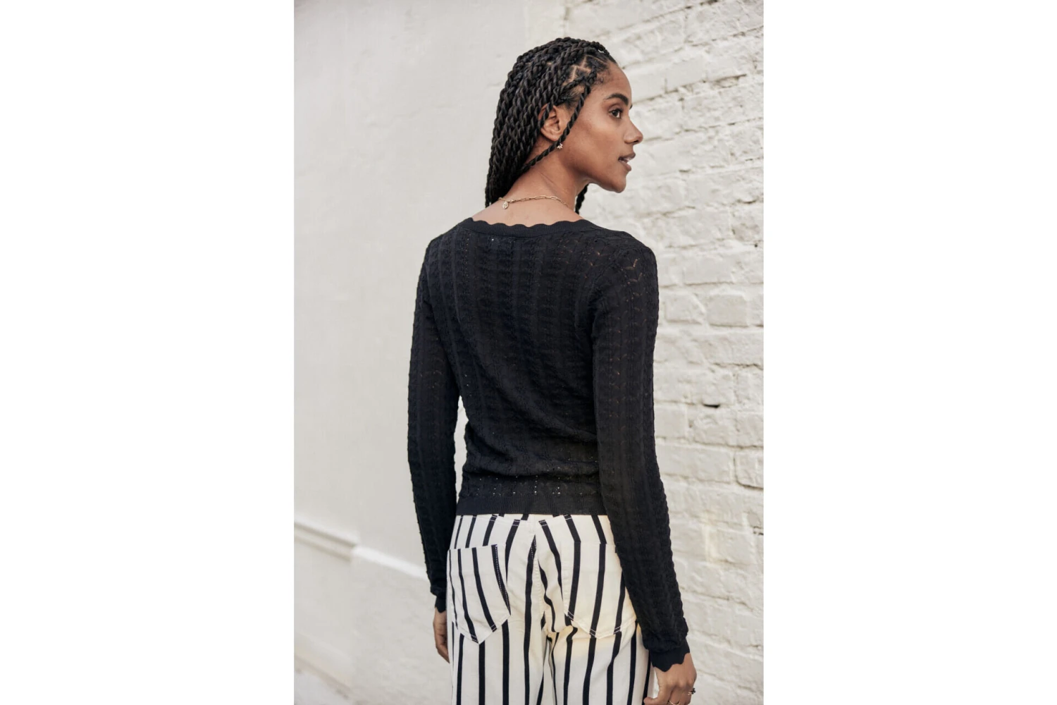 Freeman T. Porter Cleonie Gilet Manches Longues Femme, Black – Image 8